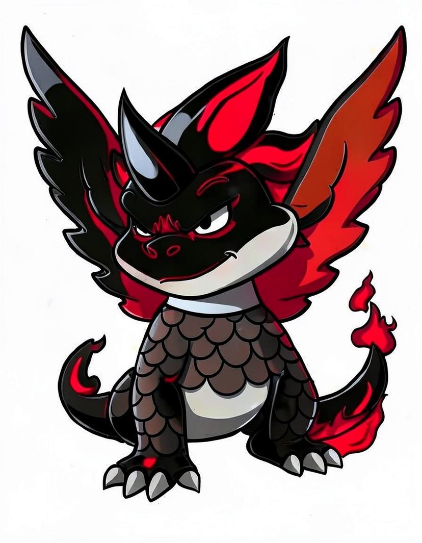 Emberhorn, a Pokemon OC made on GenTube