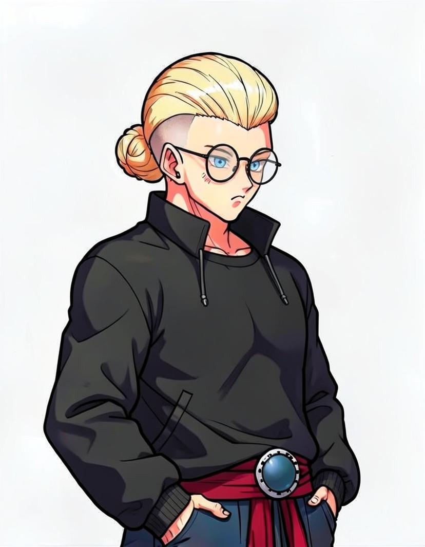 Caius, a Dragon Ball OC made on GenTube
