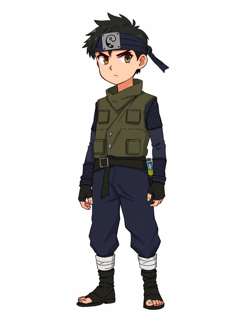 Kurogiri Leafblade, a Naruto OC made on GenTube