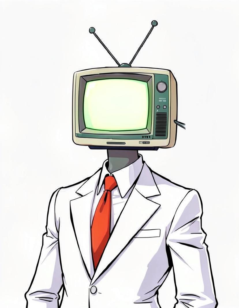 astro tv man, a Skibidi Toilet OC made on GenTube