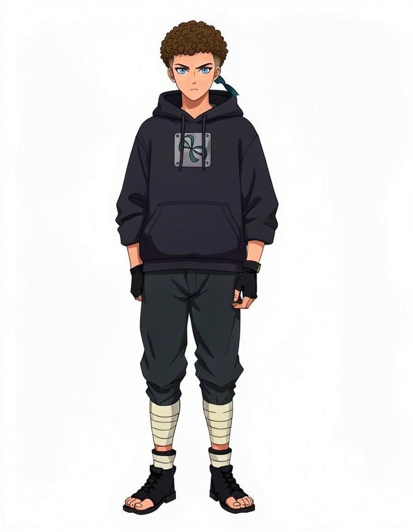 Leafshade, a Naruto OC made on GenTube
