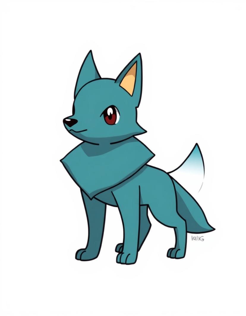 Lumawolf, a Pokemon OC made on GenTube