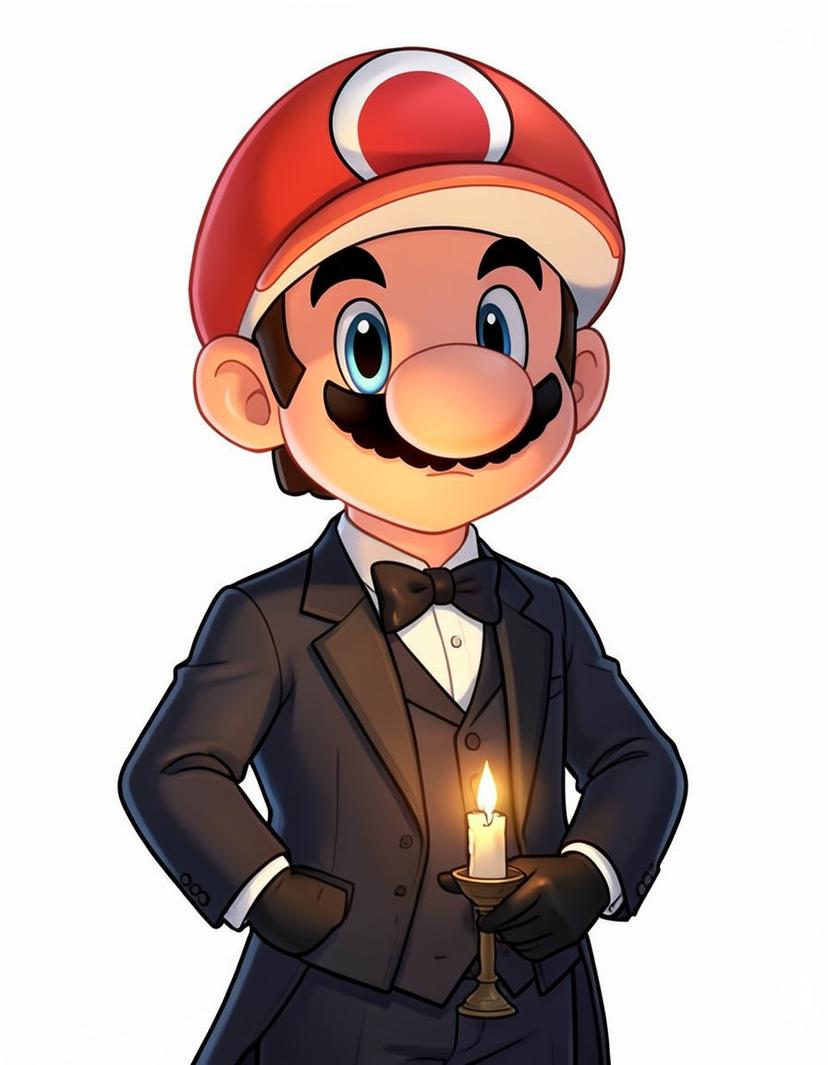 Sporeluxe, a Mario OC made on GenTube