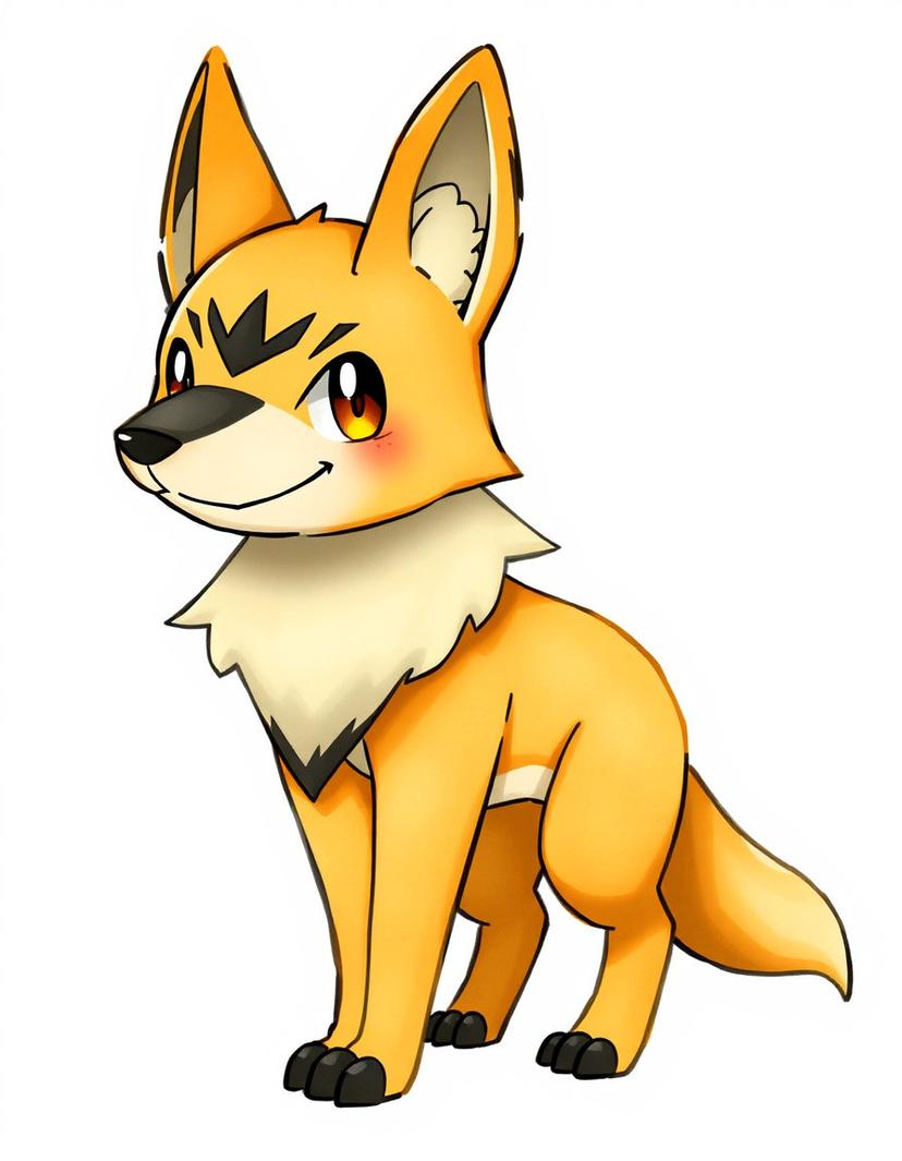 Mirawolf, a Pokemon OC made on GenTube