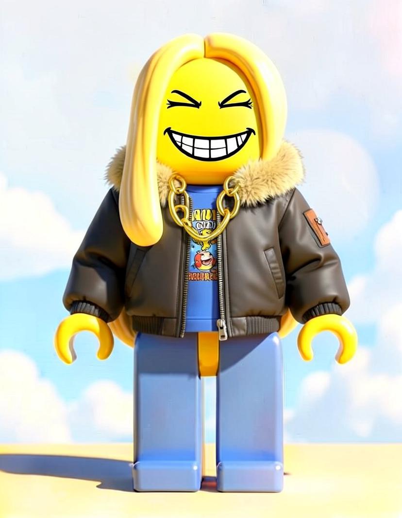 SunnyBlock, a Roblox OC made on GenTube