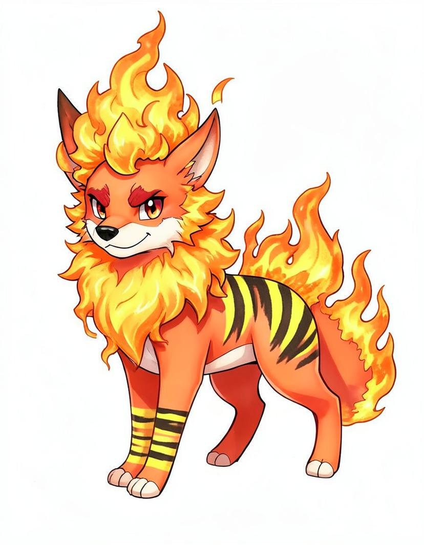 Cinderfang, a Pokemon OC made on GenTube
