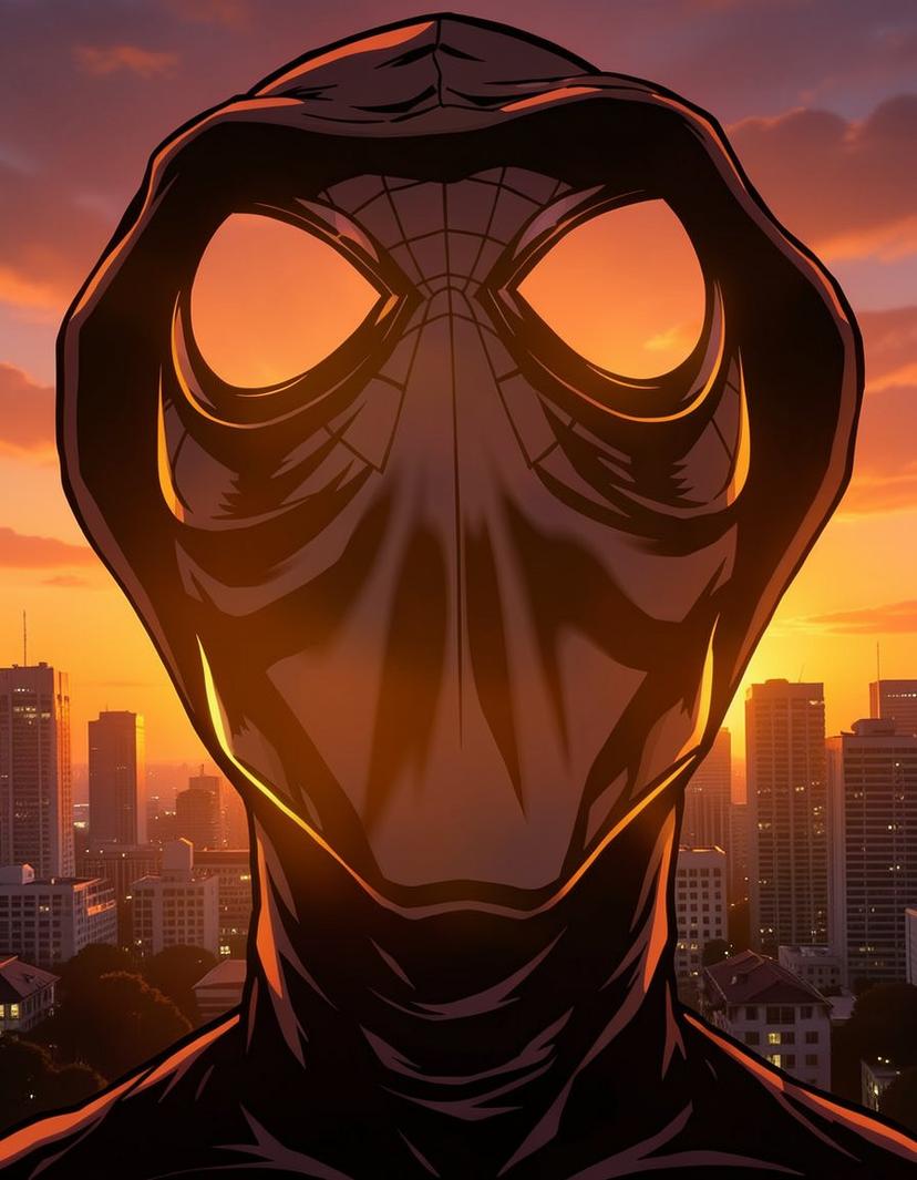 RobberSpider, a Spider Man OC made on GenTube