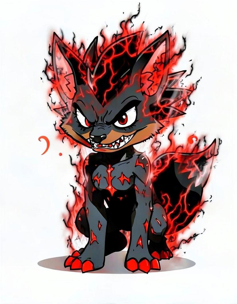 Fenrir, a Pokemon OC made on GenTube