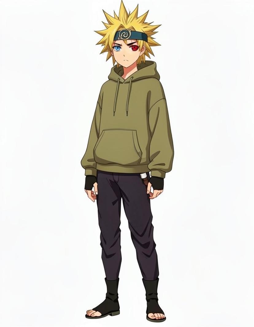 Leafshade Blade, a Naruto OC made on GenTube