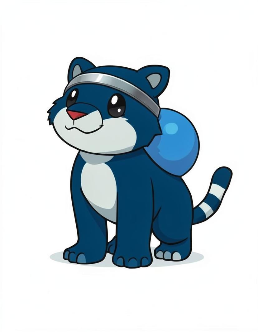 Surfstripe, a Pokemon OC made on GenTube