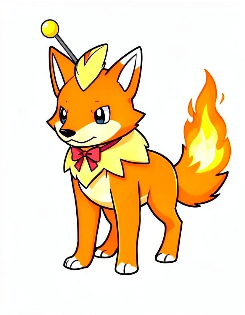 Cinderhowl, a Pokemon OC made on GenTube