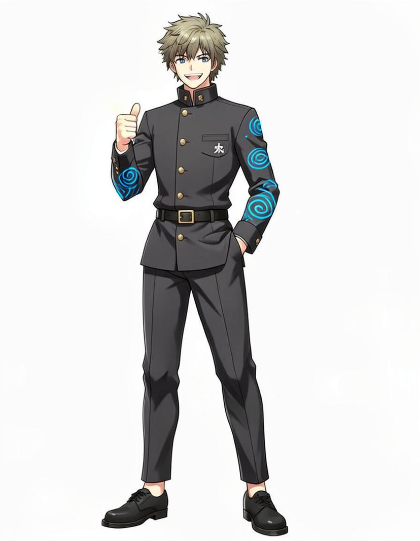 Logan Evens, a Jujutsu Kaisen OC made on GenTube