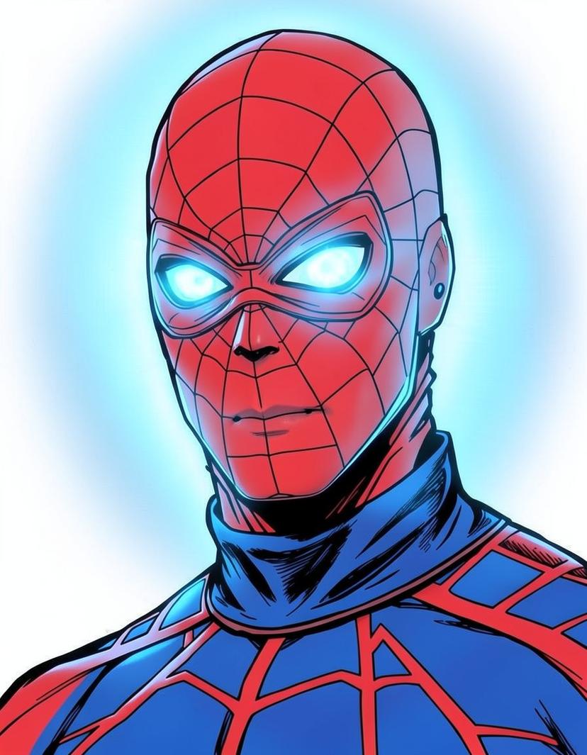Abyssal Gaze, a Spider Man OC made on GenTube