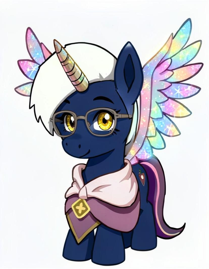 Astral storm, a My Little Pony OC made on GenTube