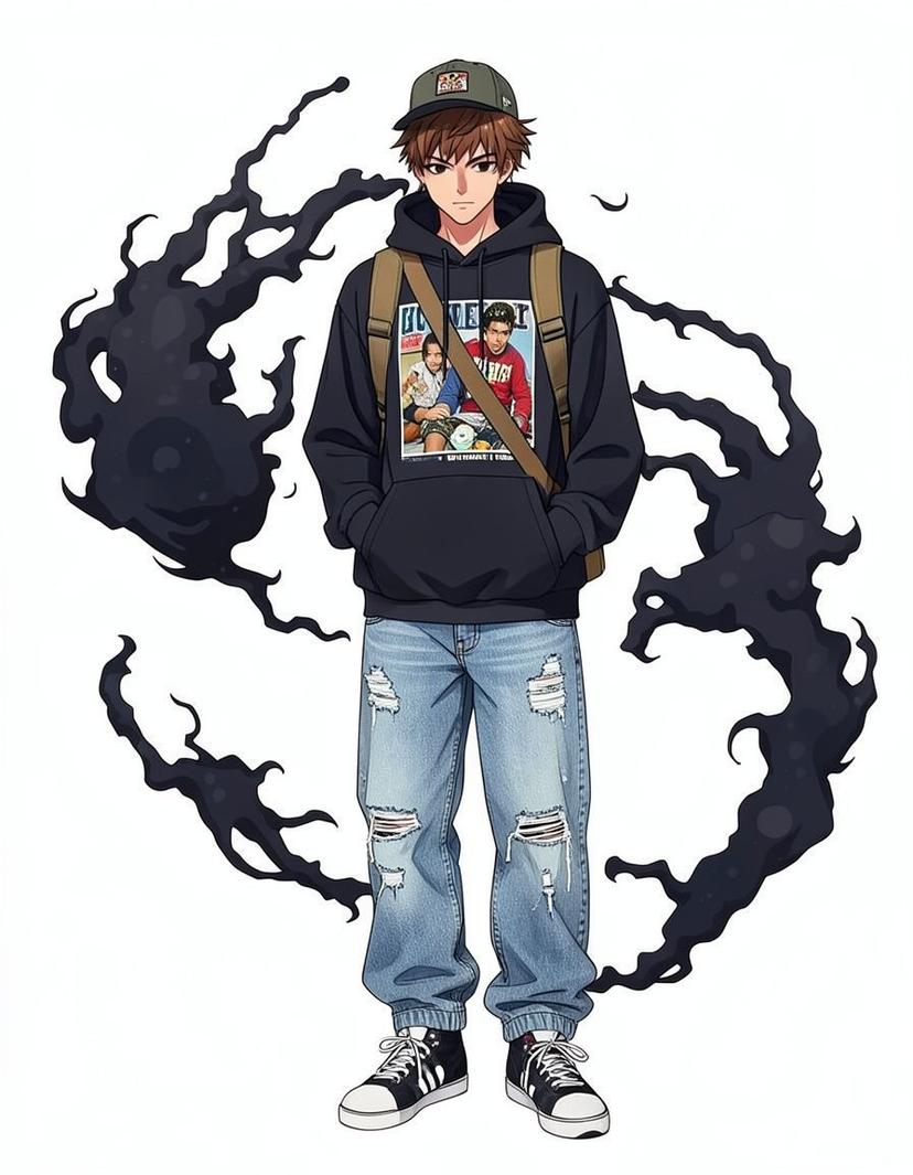 Ren Inumaki, a Jujutsu Kaisen OC made on GenTube