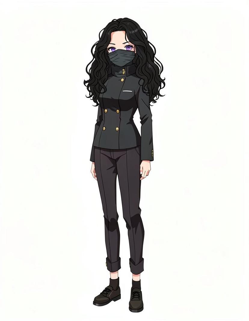 Haru Fujimori, a Jujutsu Kaisen OC made on GenTube