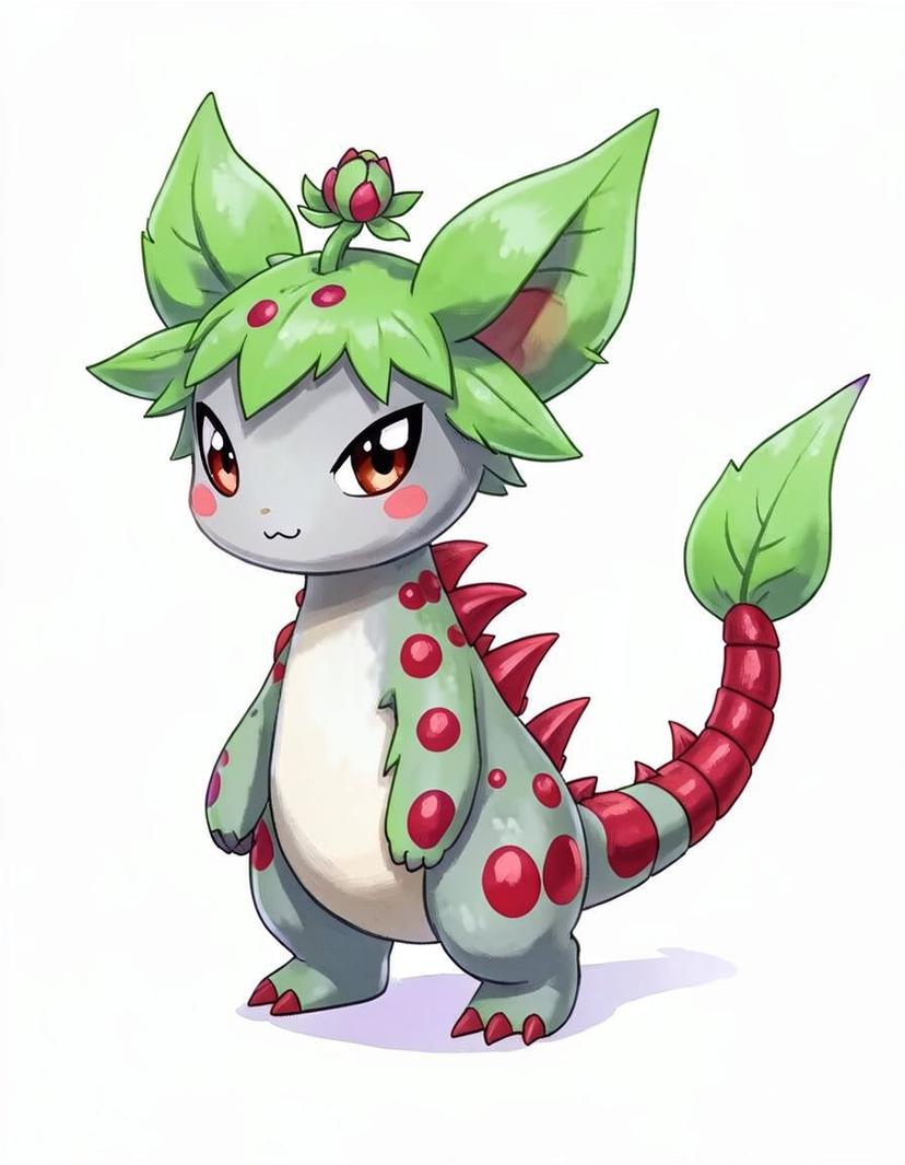Mossra, a Pokemon OC made on GenTube