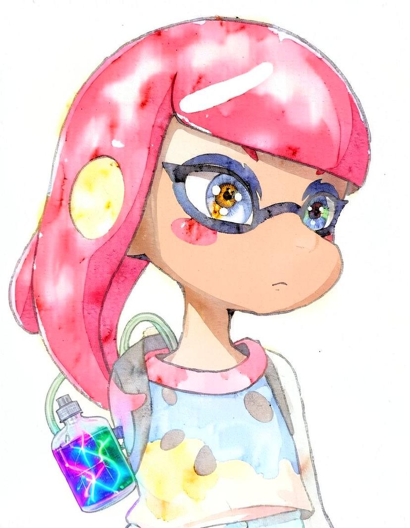 Inkblush Bloom, a Splatoon OC made on GenTube