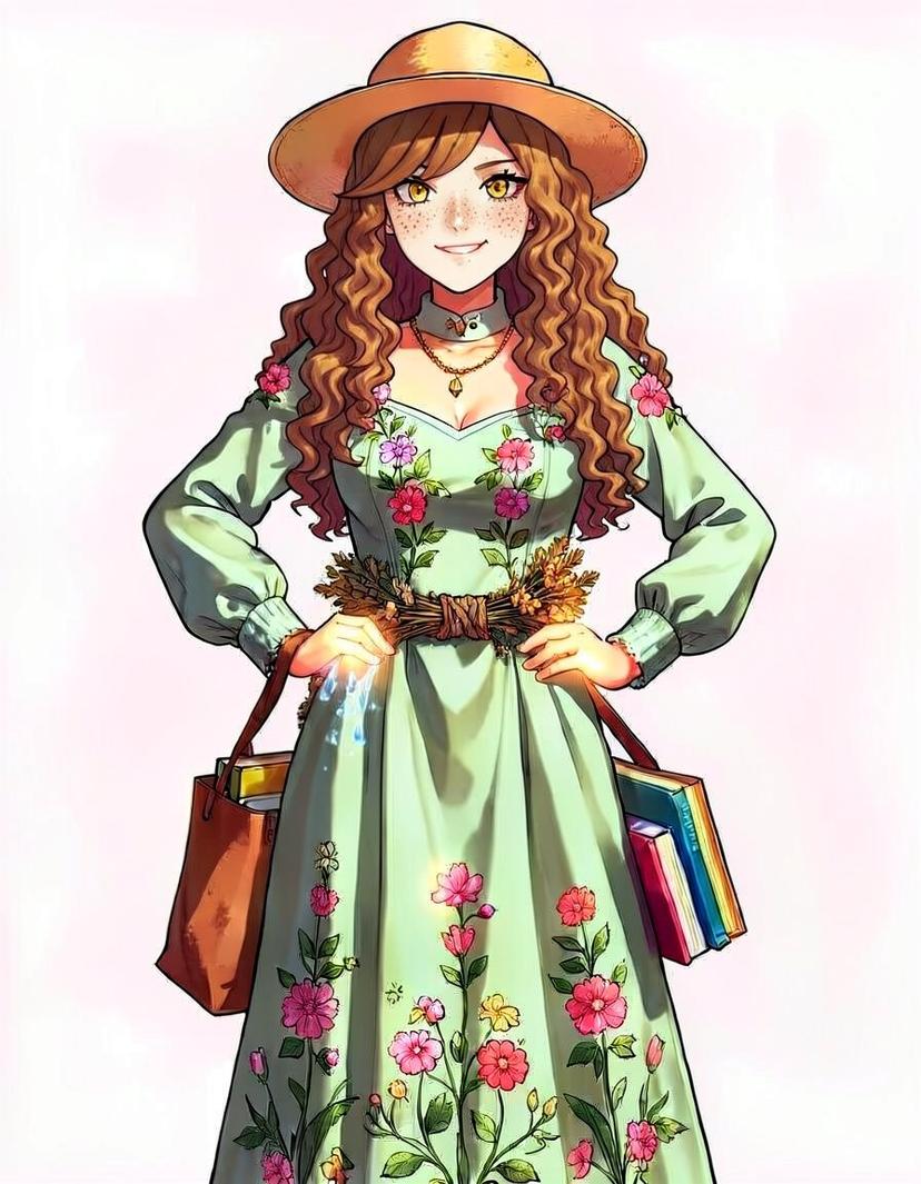 Ember Vale, a Fourth Wing OC made on GenTube