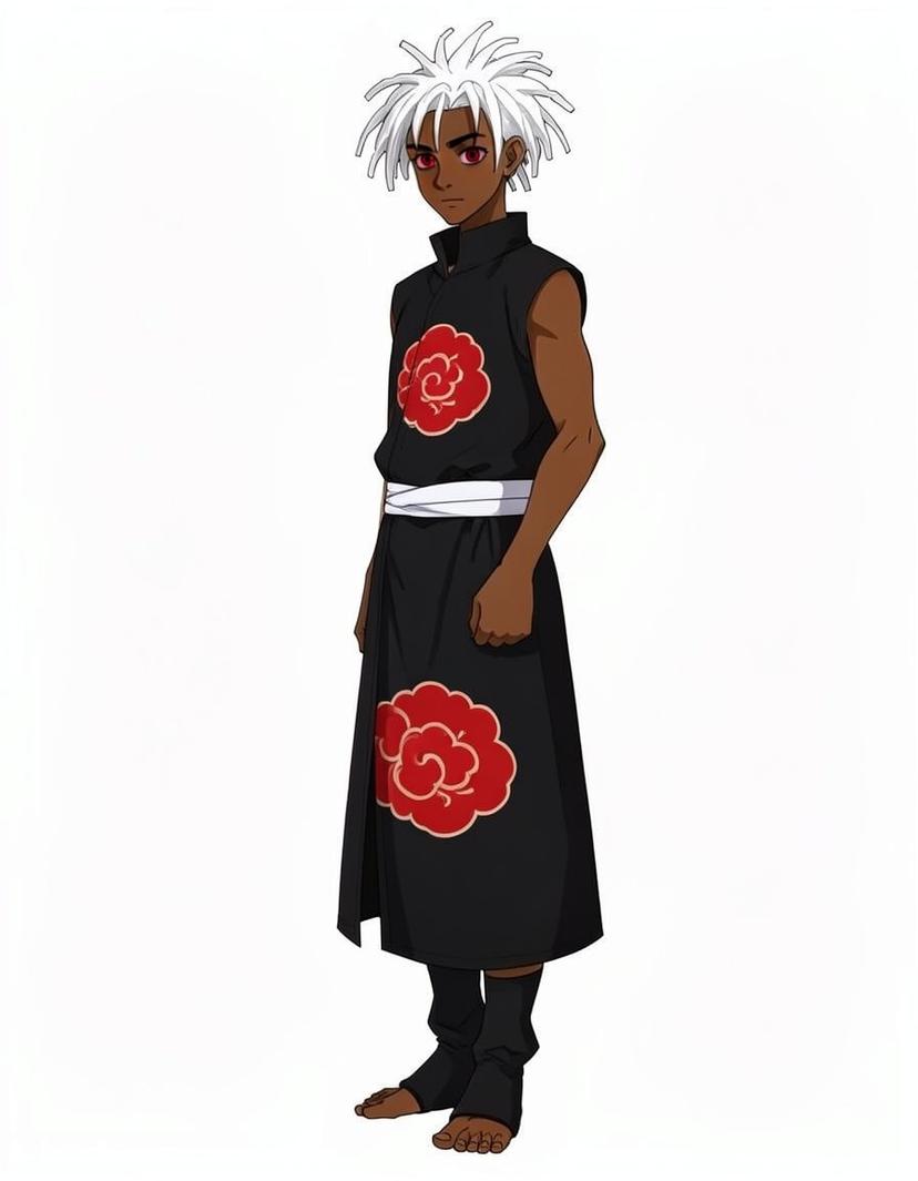 Onyx Whisper, a Naruto OC made on GenTube