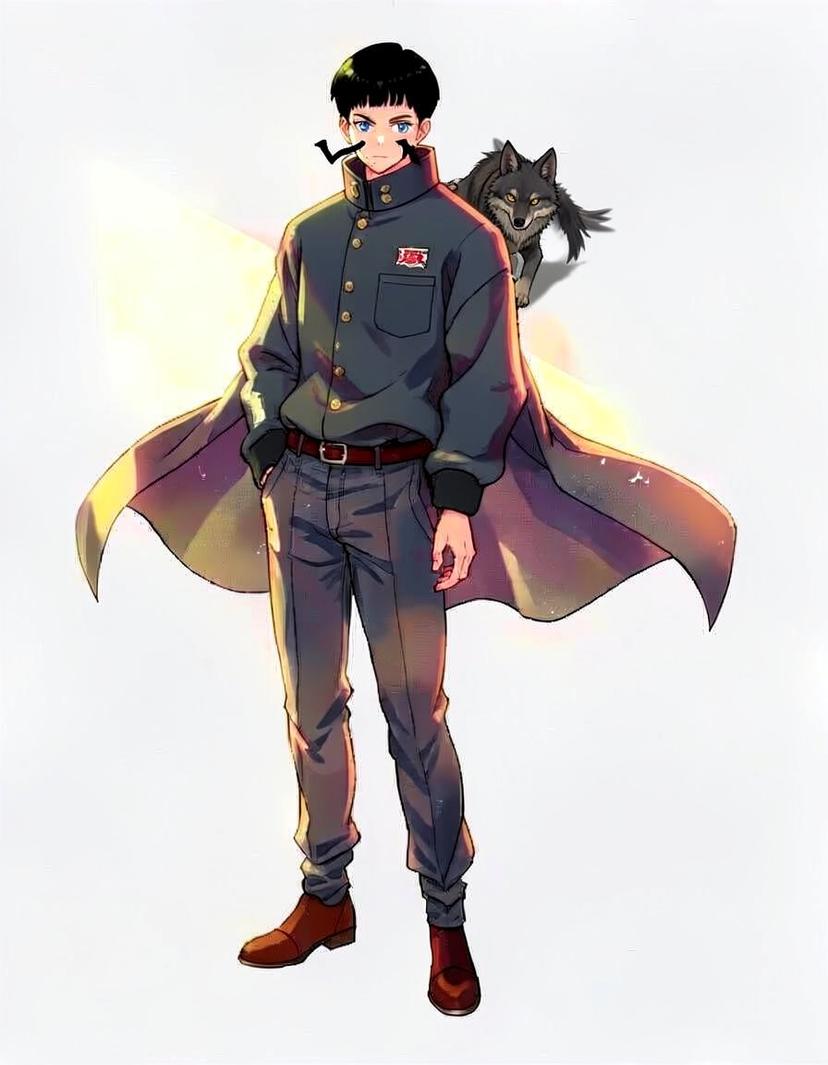 Kuroshik, a Jujutsu Kaisen OC made on GenTube