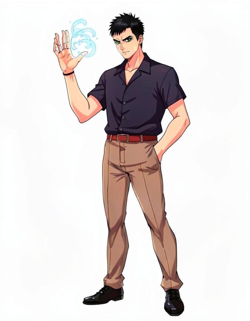 Shinji Kaito, a Jujutsu Kaisen OC made on GenTube