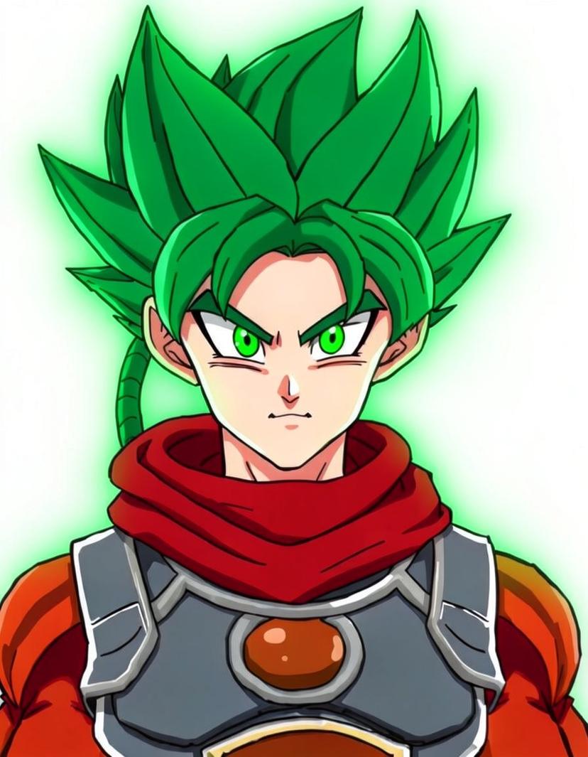legand green, a Dragon Ball OC made on GenTube