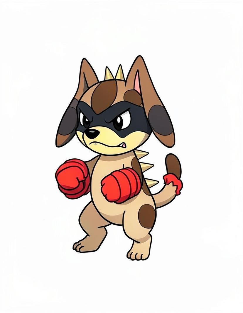 Kickpup, a Pokemon OC made on GenTube