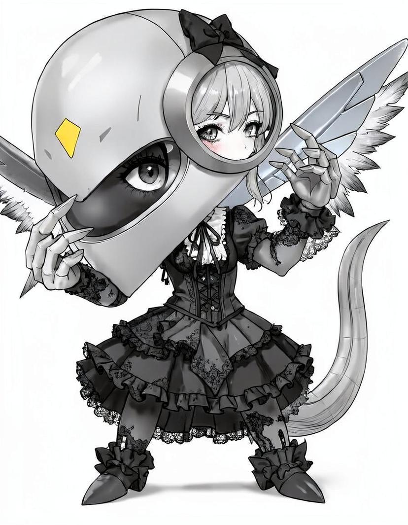 Key, a Murder Drones OC made on GenTube