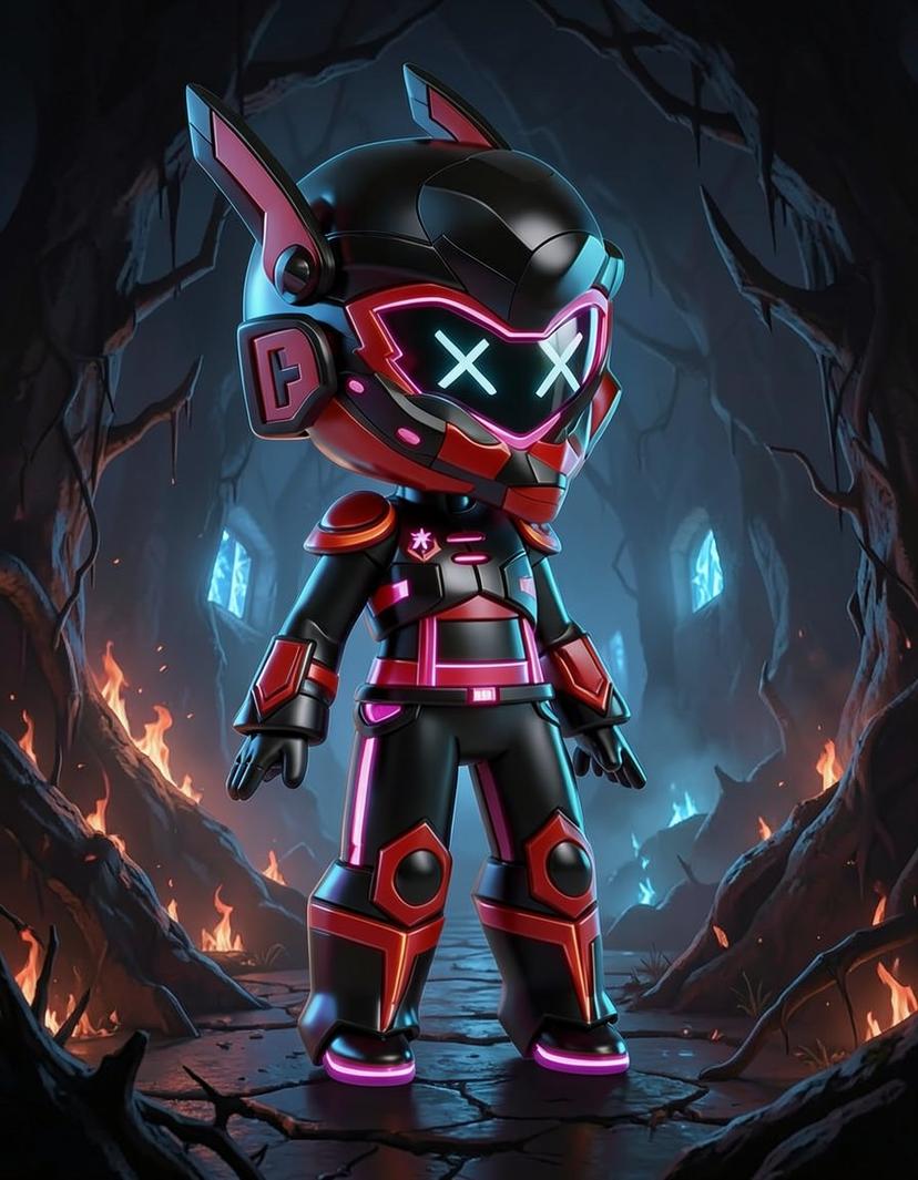 Evil, a Murder Drones OC made on GenTube