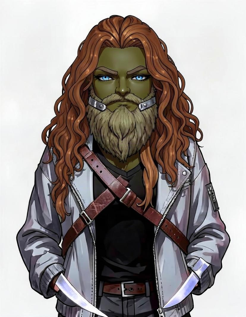 Mal_Manning, a Lord of the Rings OC made on GenTube