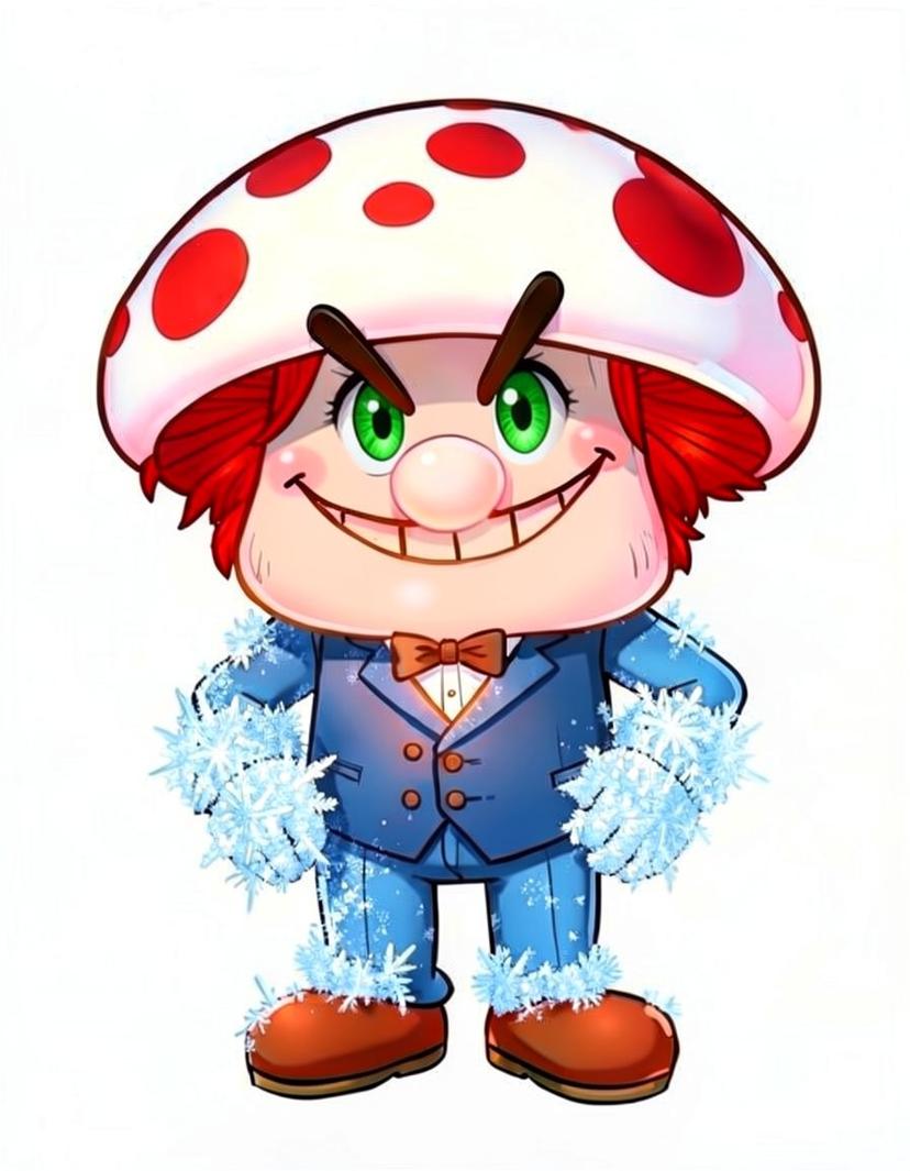 Gamba, a Mario OC made on GenTube