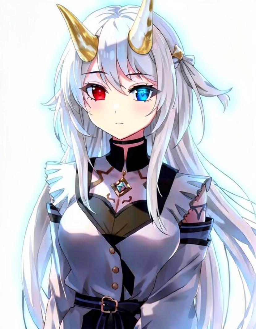 Luminara, a Waifu OC made on GenTube