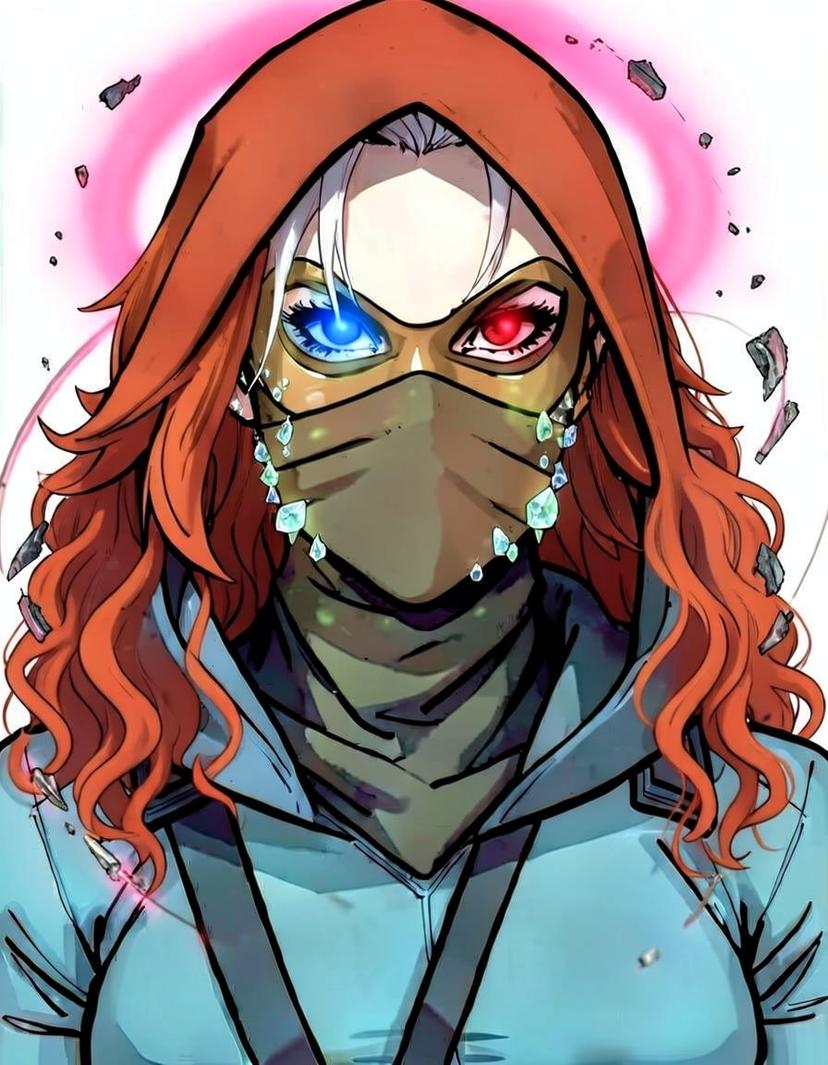 Crimson Veil, a Marvel Superhero OC made on GenTube