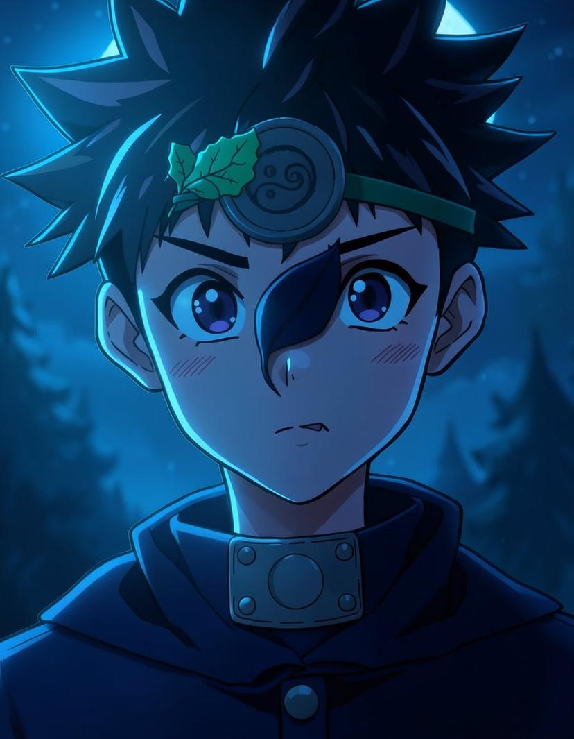 Nightcrest, a Naruto OC made on GenTube