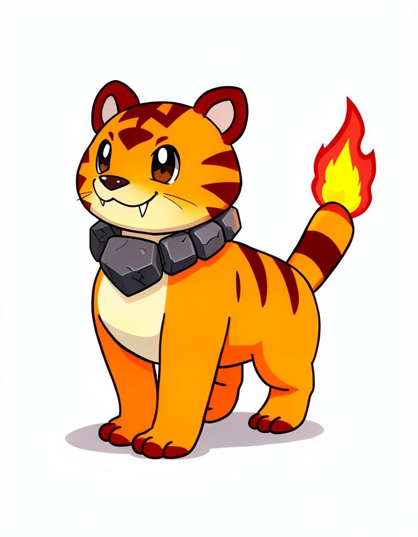 Blazeprowl, a Pokemon OC made on GenTube
