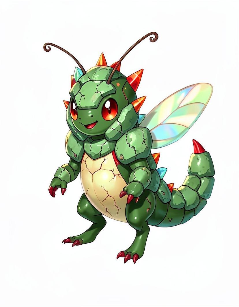 Pebblo, a Pokemon OC made on GenTube