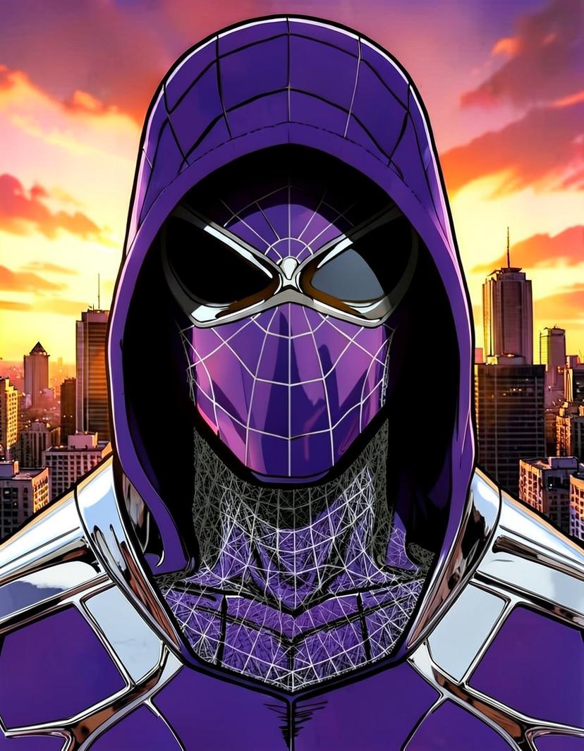 Crimson Webshade, a Spider Man OC made on GenTube