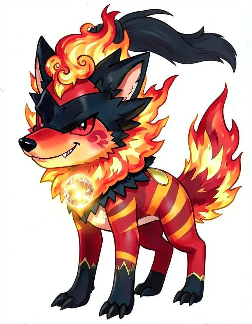 Ninjafang, a Pokemon OC made on GenTube