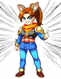 Saiya Lynx, a Dragon Ball OC made on GenTube