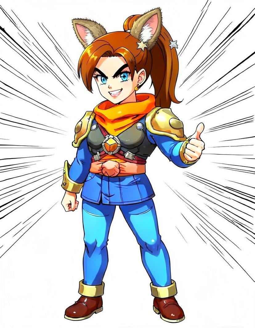 Saiya Lynx, a Dragon Ball OC made on GenTube