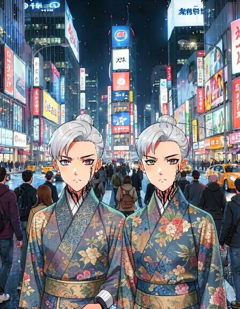 Kuroshiki, a Jujutsu Kaisen OC made on GenTube