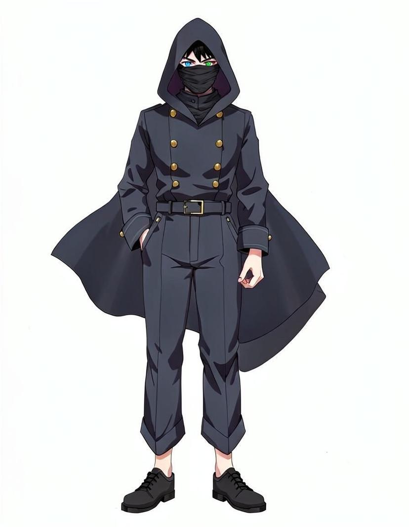 Zain Hussain, a Jujutsu Kaisen OC made on GenTube