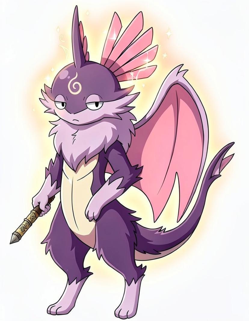 Petalwing Glint, a Pokemon OC made on GenTube