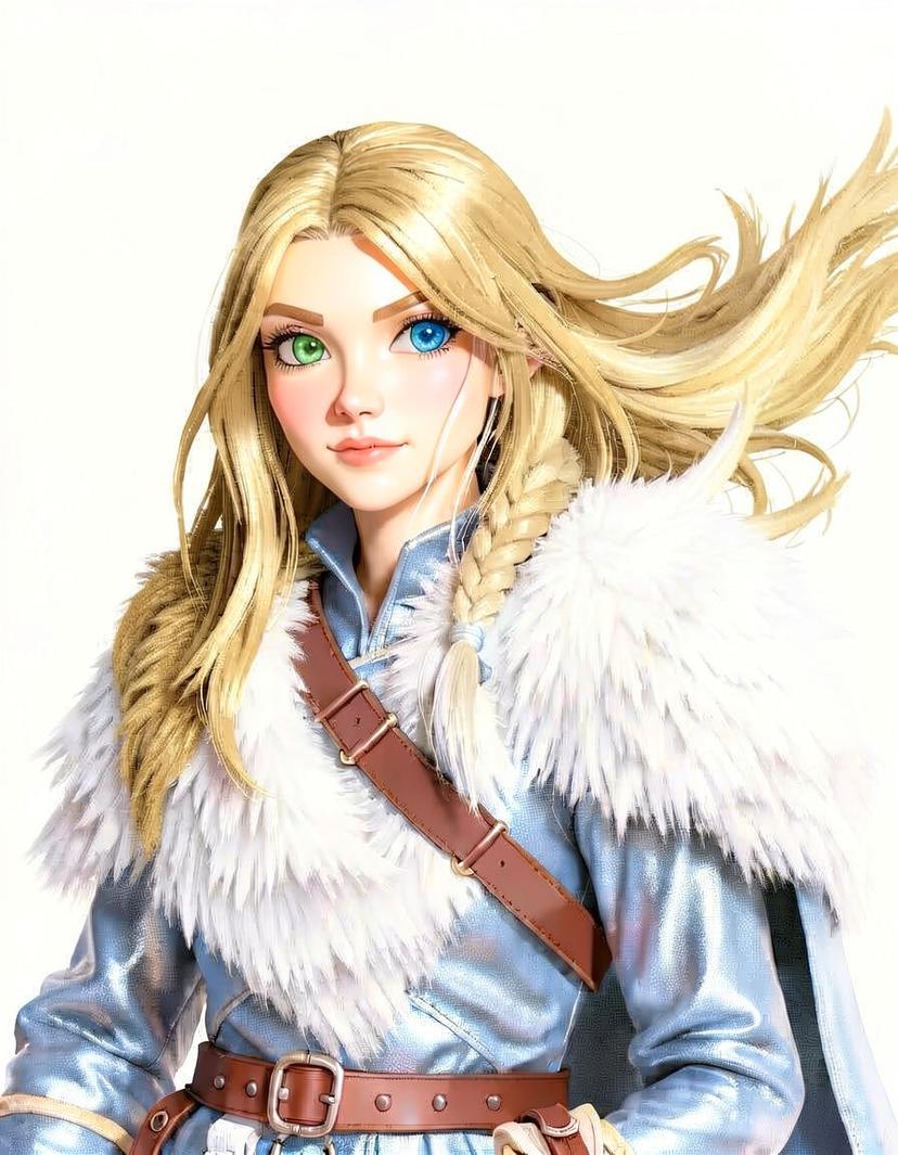 Moonstone, a How to Train Your Dragon OC made on GenTube