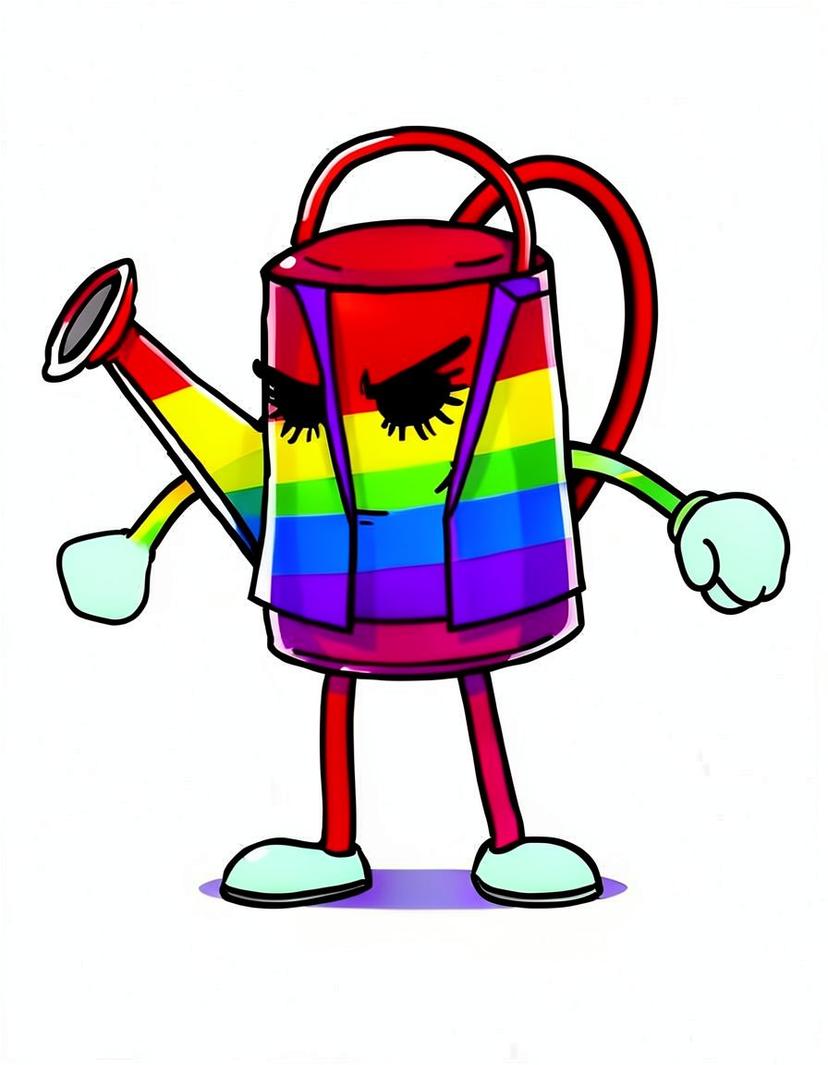 Rainbow Spout, a Dandys World OC made on GenTube