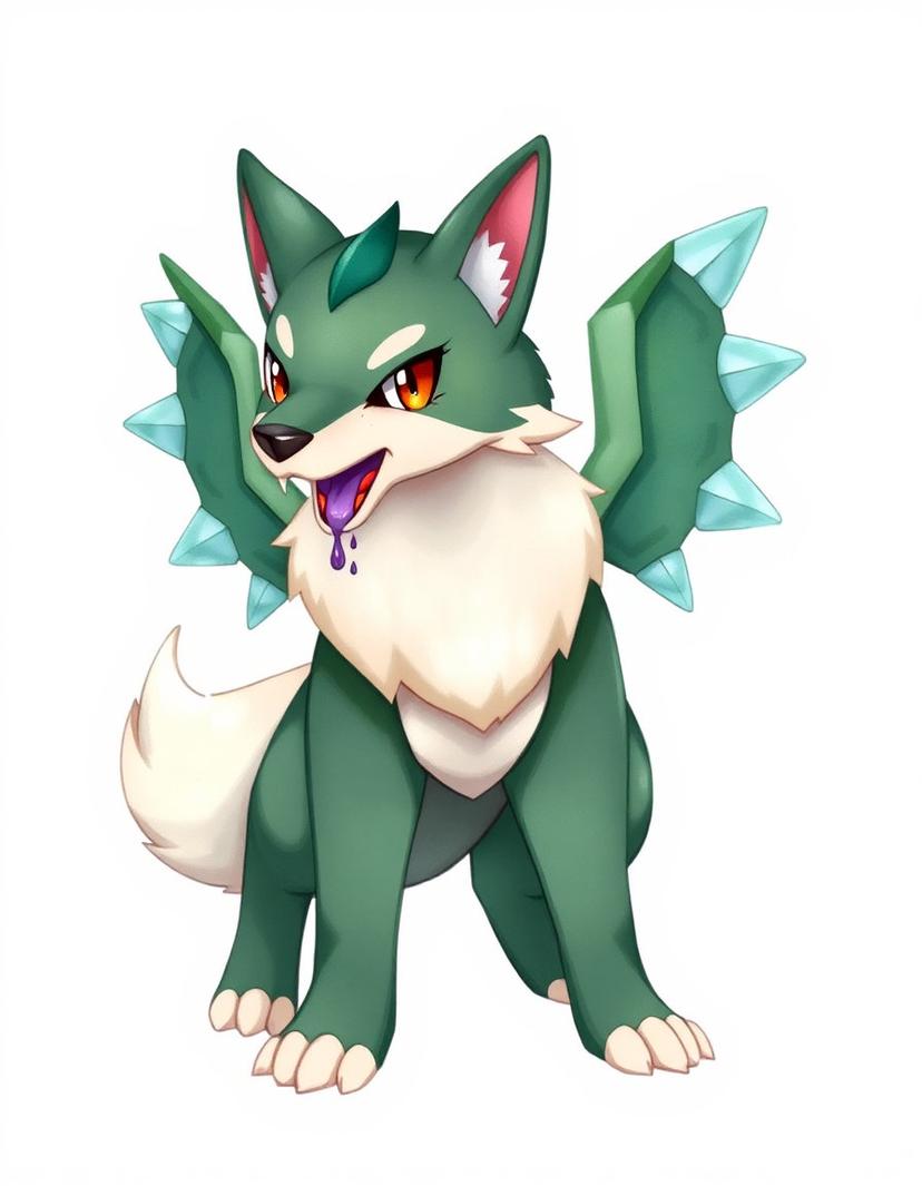 Rimefang, a Pokemon OC made on GenTube