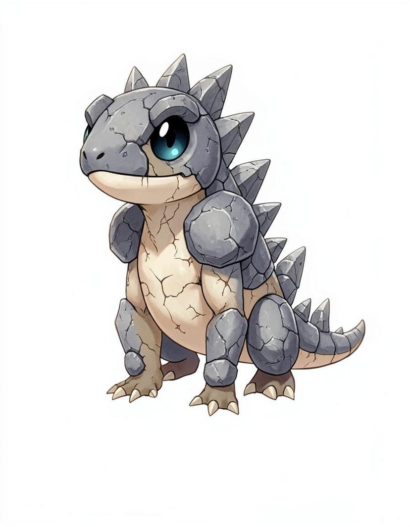 Boulzard, a Pokemon OC made on GenTube