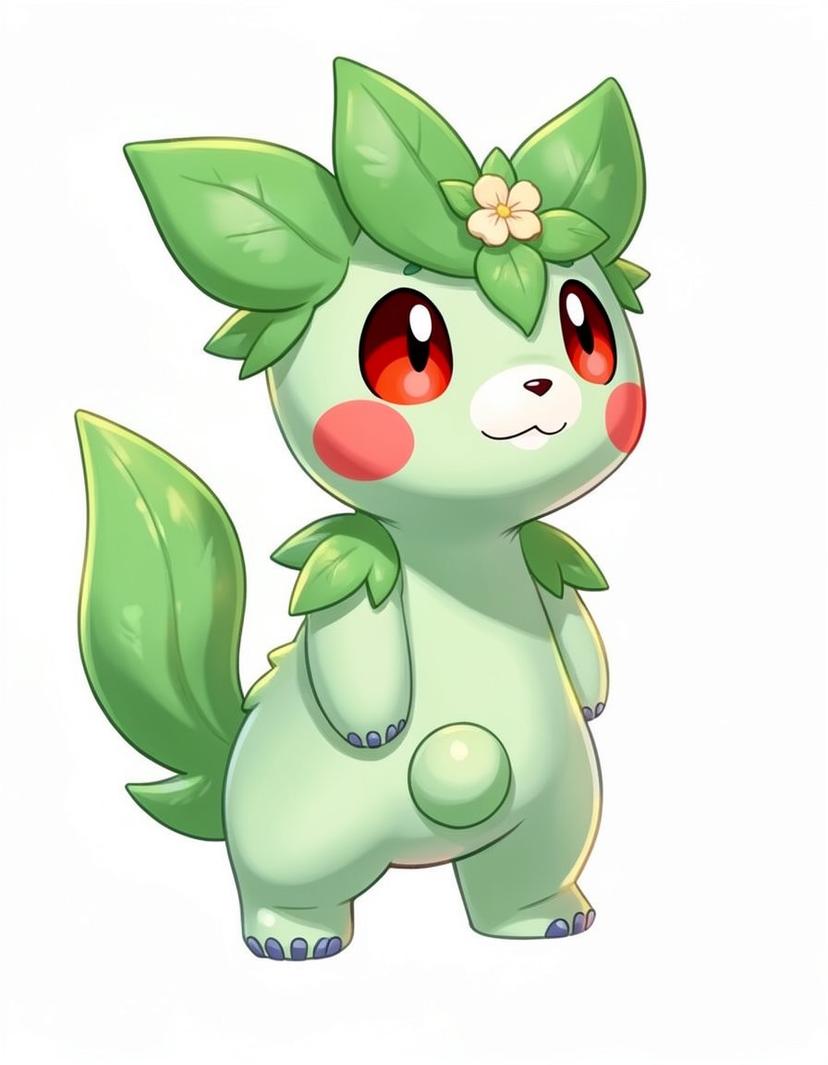 Cubfern, a Pokemon OC made on GenTube