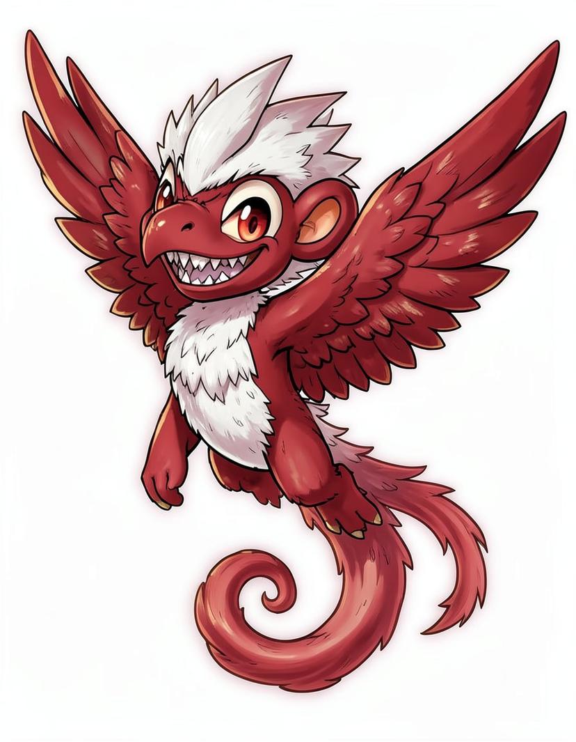 Skyape, a Pokemon OC made on GenTube